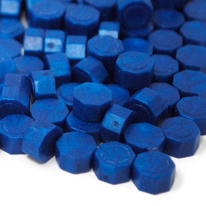 Bolsa de 100 pastillas de lacre para sellos "Azul"