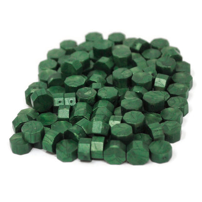 Bolsa de 100 pastillas de lacre para sellos "Verde"