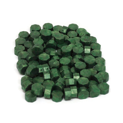 Bolsa de 100 pastillas de lacre para sellos "Verde"