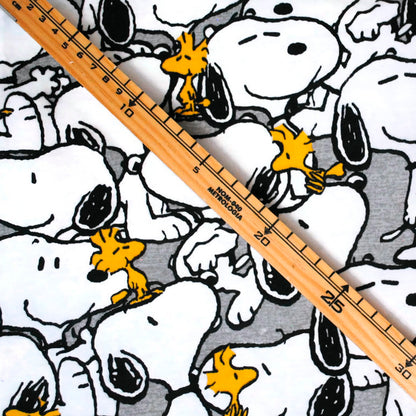 Corte de 1mt Tela Algodón para Camiseta "Snoopy" 170cm