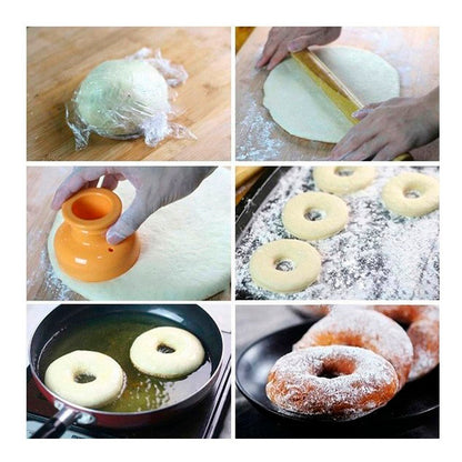 Cortador circular de plástico para dona rosquillas galletas 8.5cm