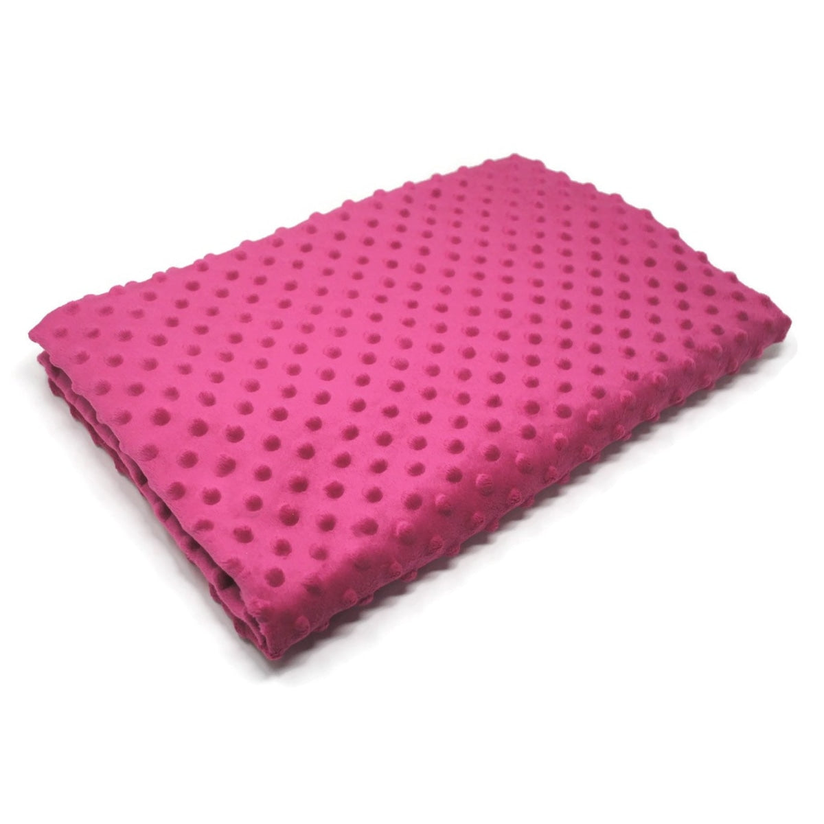 Corte 1Mt Tela Minky Dots Fushia 150Cm De Tela