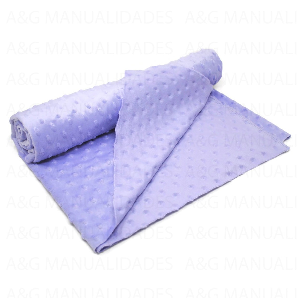 Corte 1Mt Tela Minky Dots Lila 150Cm De Tela