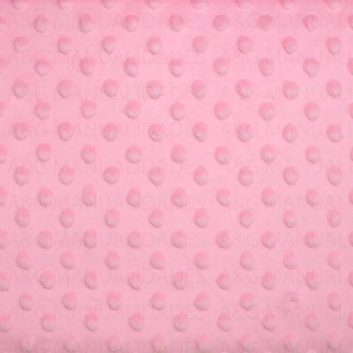 Corte 1Mt Tela Minky Dots Rosa 150Cm De Tela