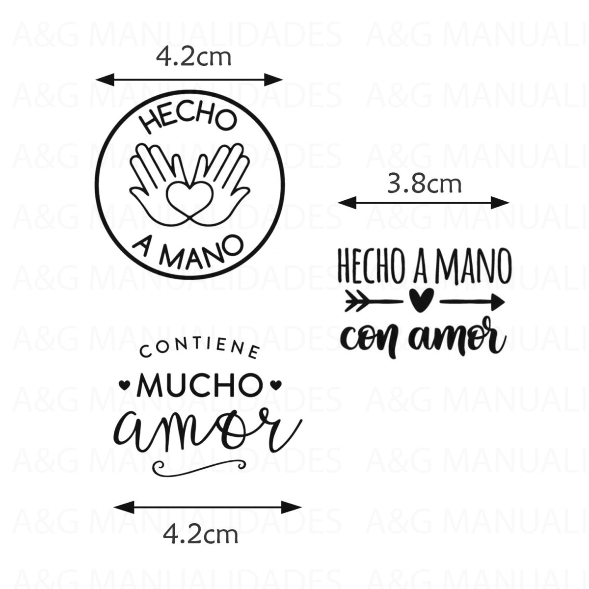 Planilla De Sellos Polímero Para Scrapbook Hecho A Mano Español