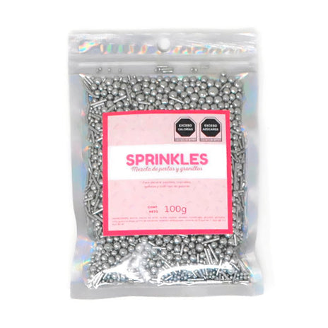 Sprinkles Surtidos "Básico Plateado"